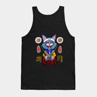 Catana the sushi ninja Tank Top